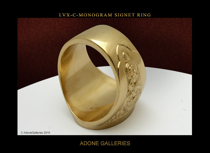 Delicate Artisan Gold Ring