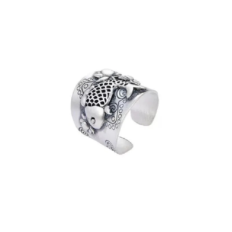 Delicate Artisan Silver Ring