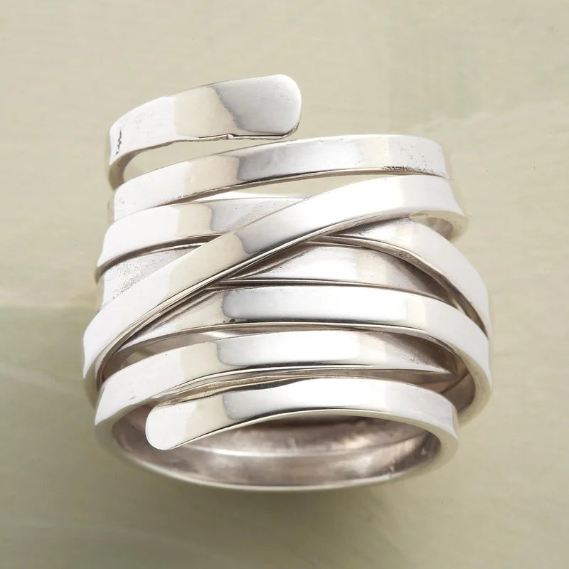 Delicate Artisan Silver Ring