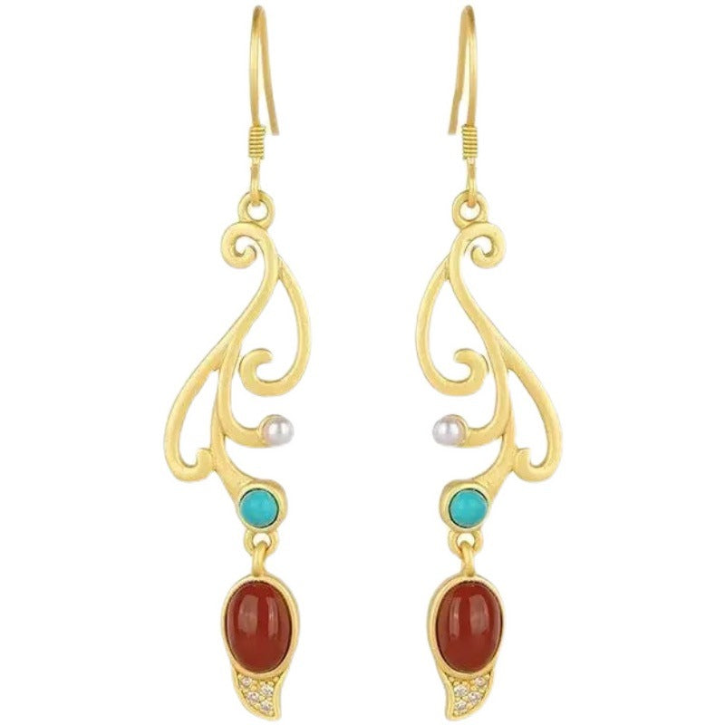Beautiful Gold Earring with Unique Style