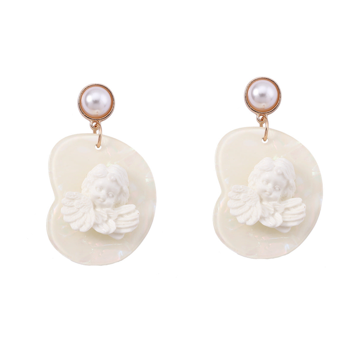 Delicate Artisan Pearl Earring