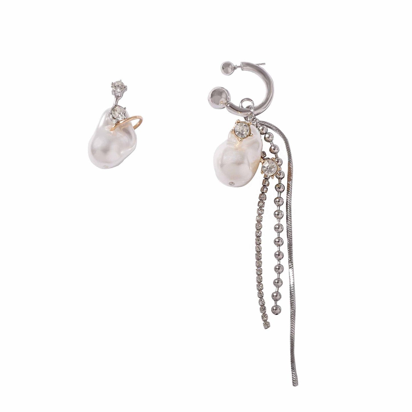 Delicate Artisan Pearl Earring