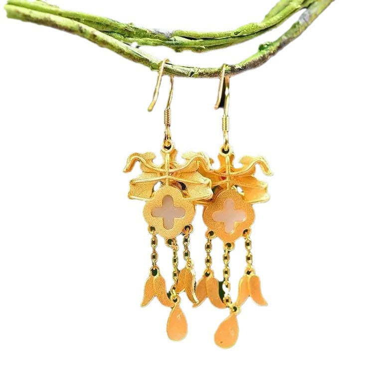 Vintage Handmade Silver Earring