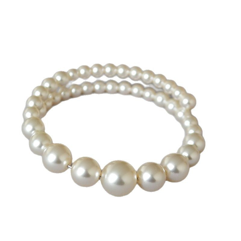 Delicate Artisan Pearl Bracelet