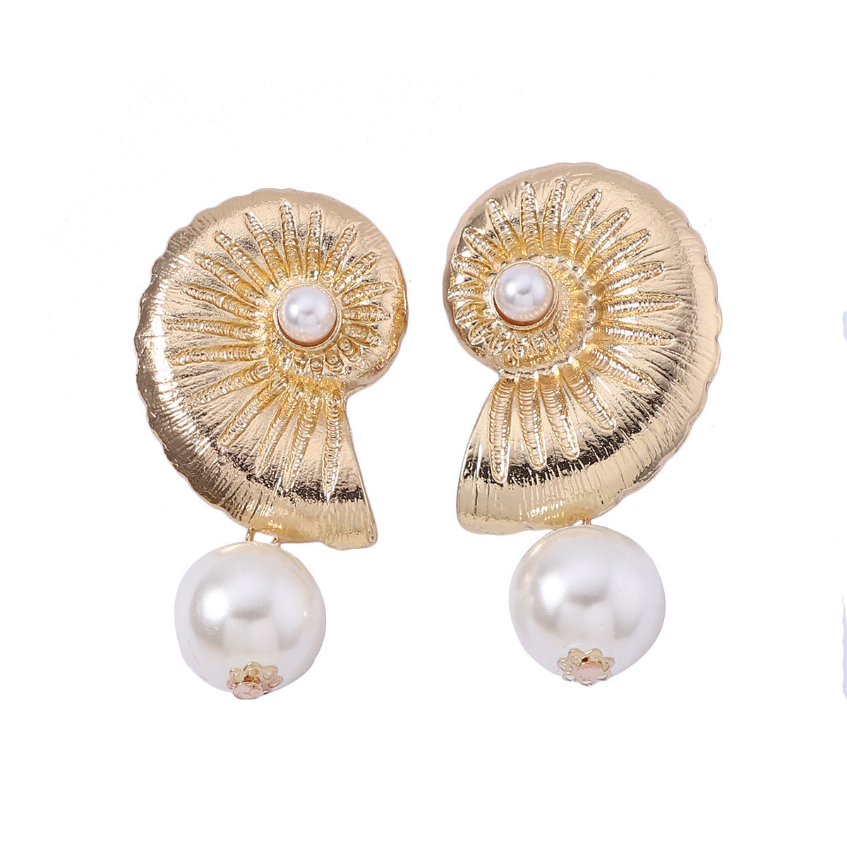 Delicate Artisan Pearl Earring