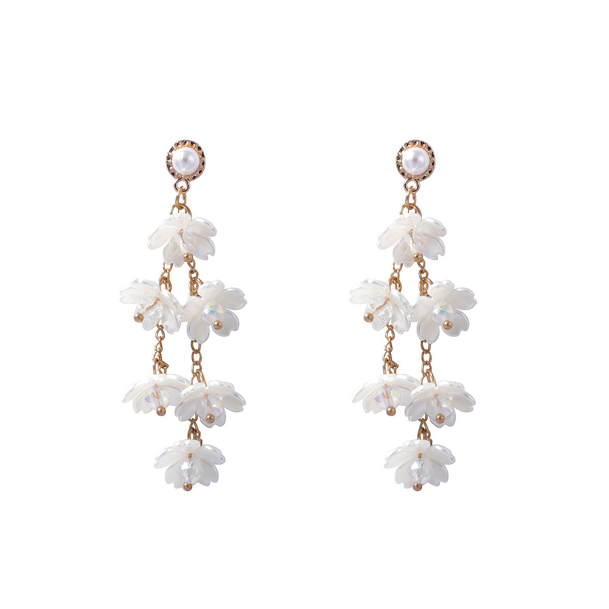 Delicate Artisan Pearl Earring