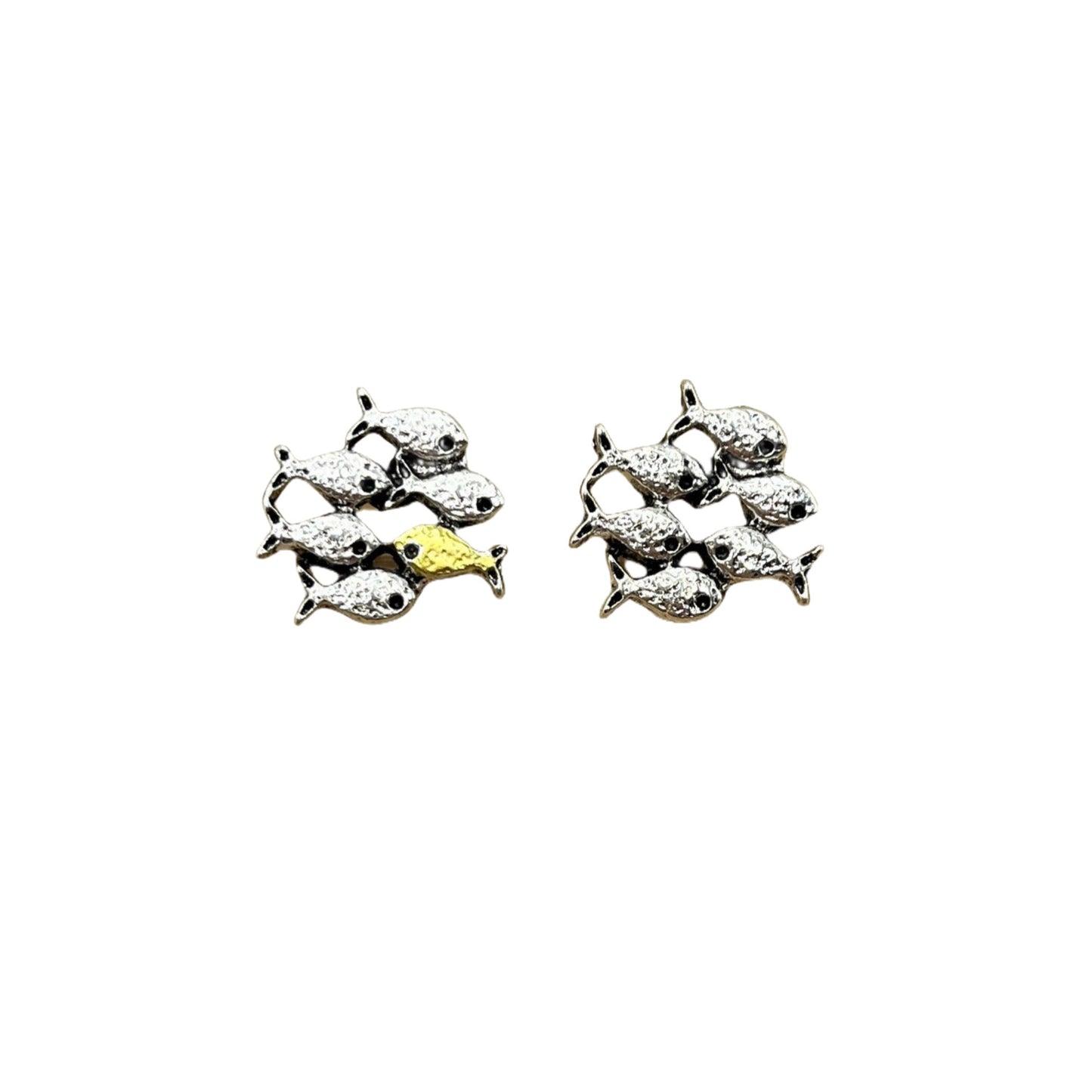 Delicate Artisan Gold Earring