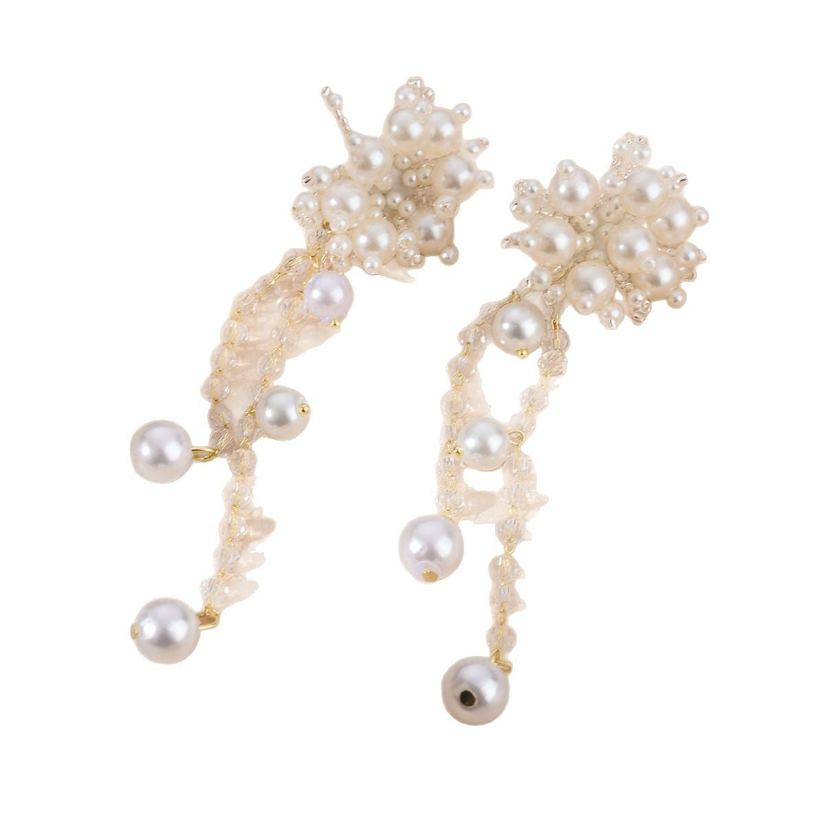 Delicate Artisan Pearl Earring