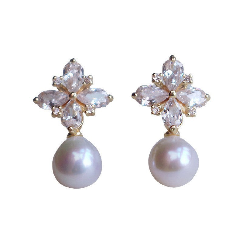Delicate Artisan Pearl Earring