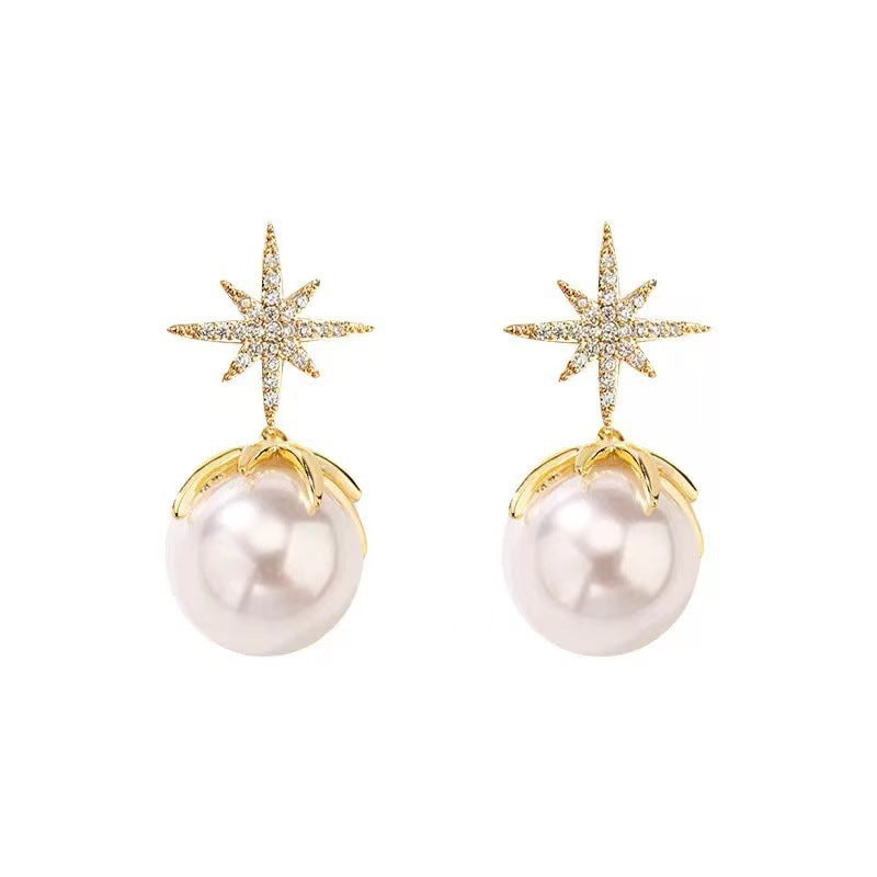Delicate Artisan Pearl Earring