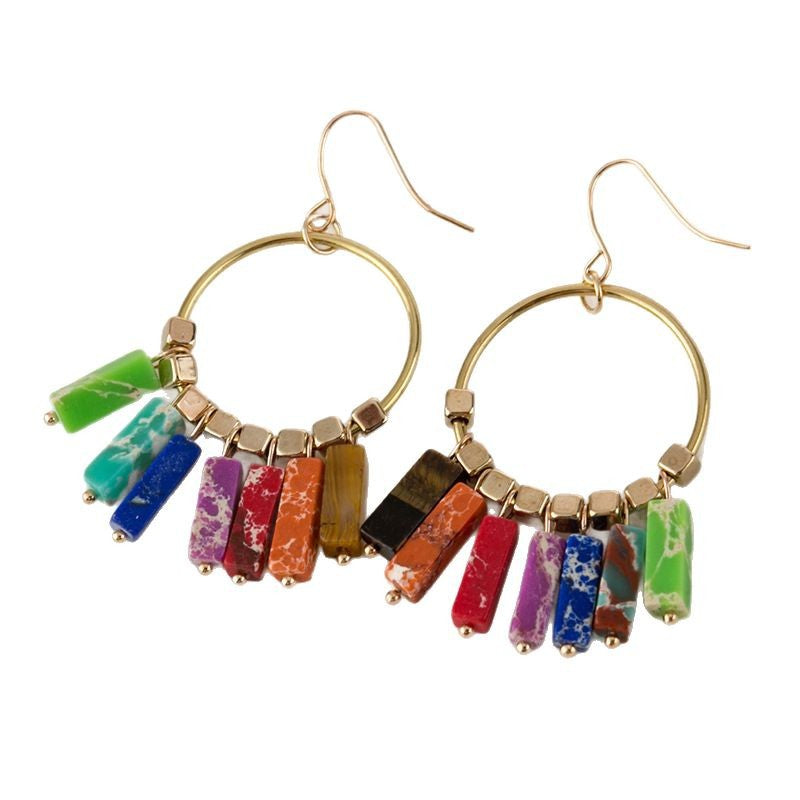 Vintage Handmade Gold Earring