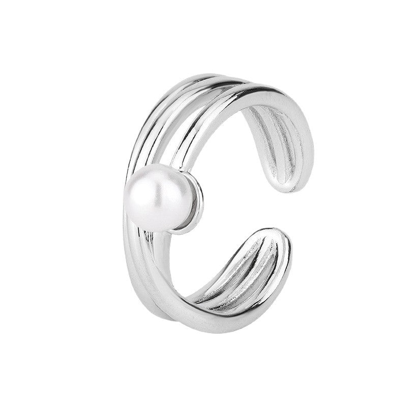 Romantic Pearl Ring for Special Moments