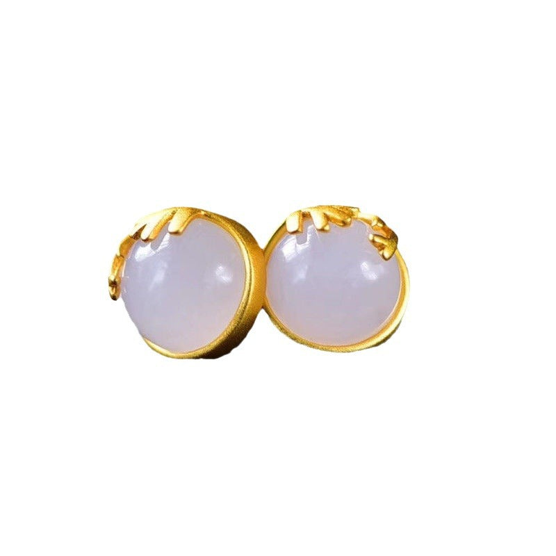 Delicate Artisan Gold Earring