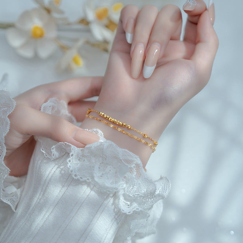Romantic Gold Bracelet for Special Moments