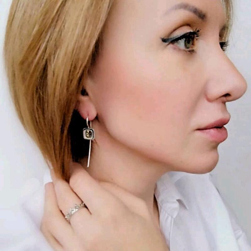 Delicate Artisan Pearl Earring