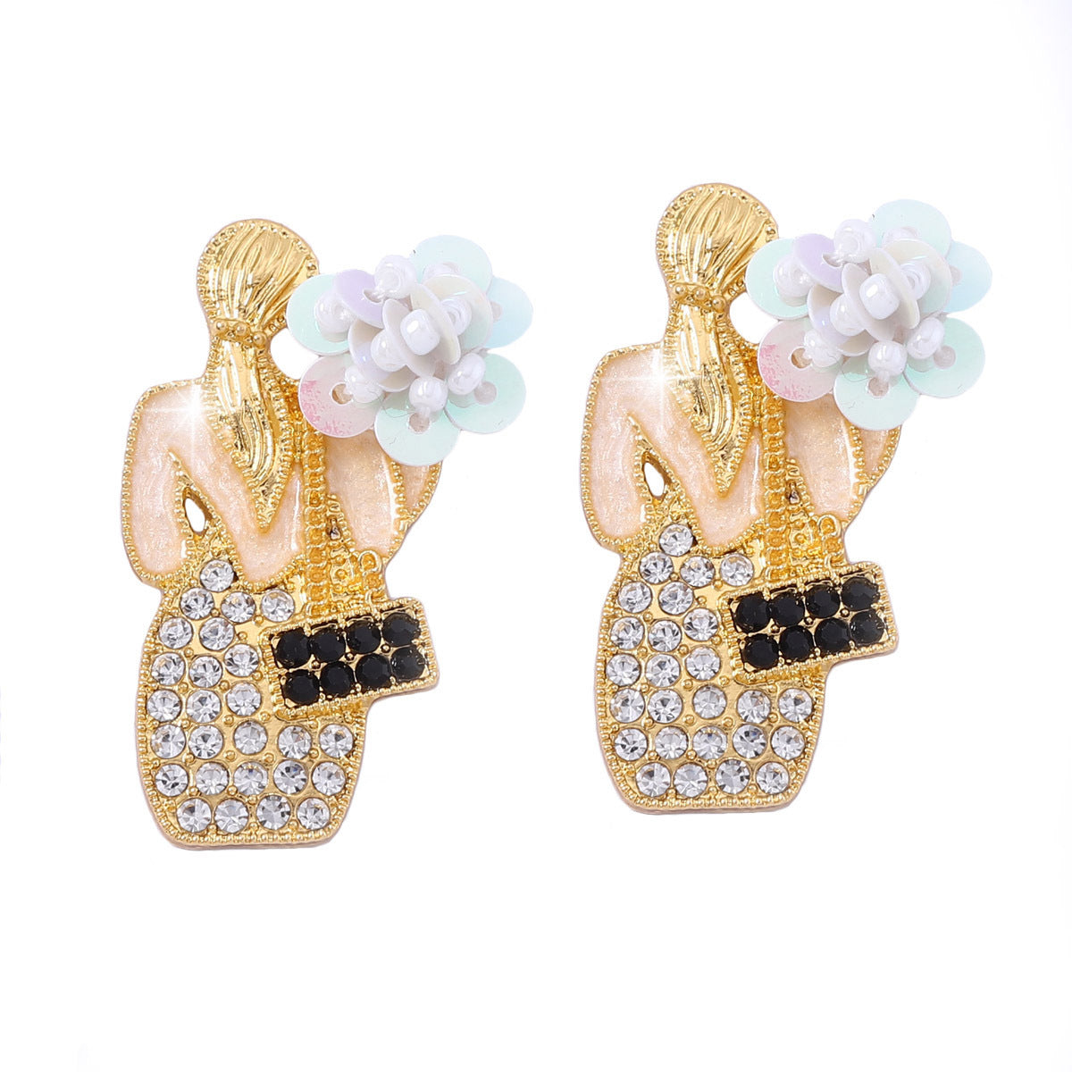 Delicate Artisan Pearl Earring
