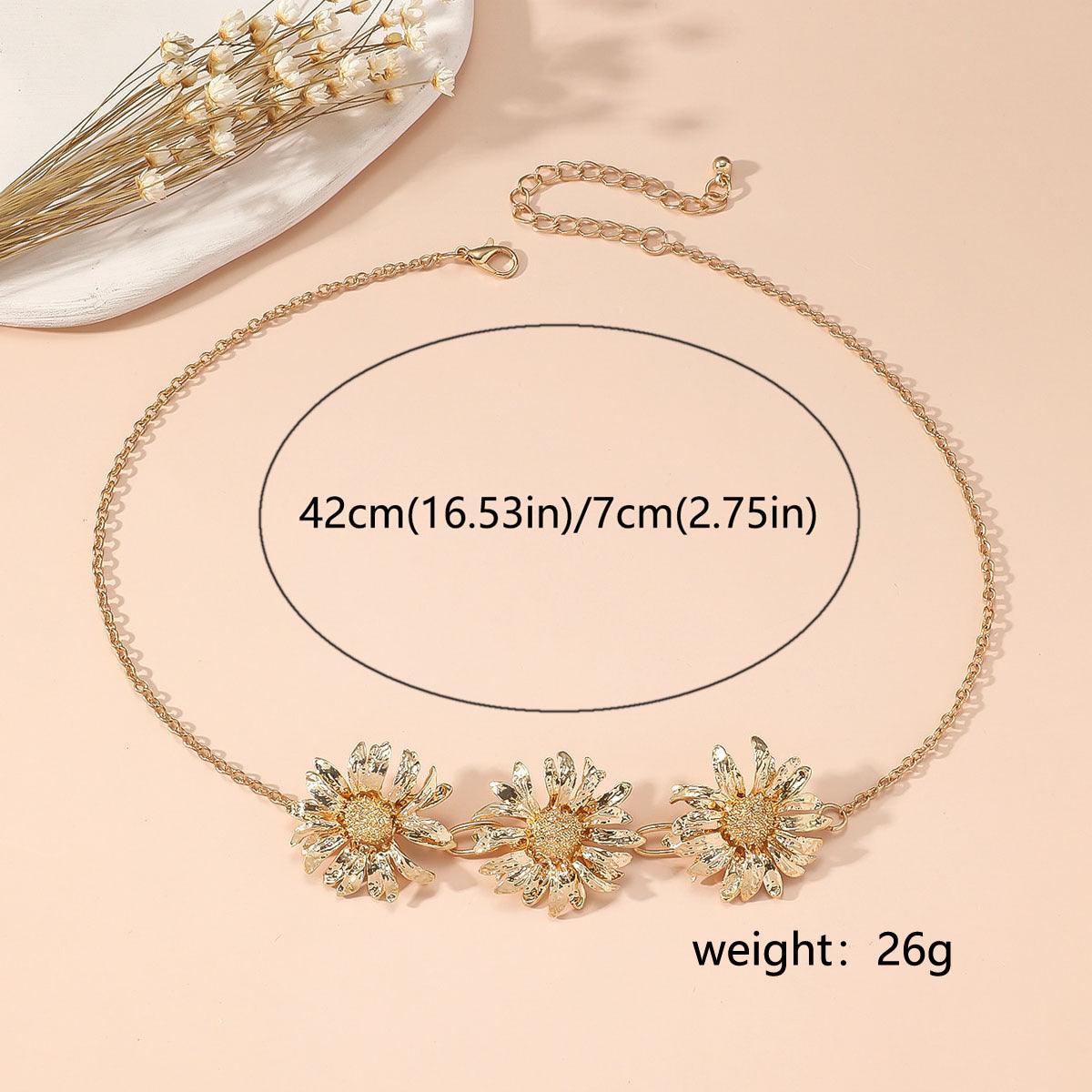 Beautiful Gold Necklace with Unique Style