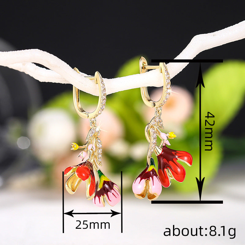 Romantic Gold Earring for Special Moments