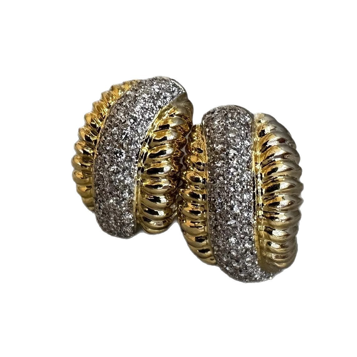 Delicate Artisan Gold Earring
