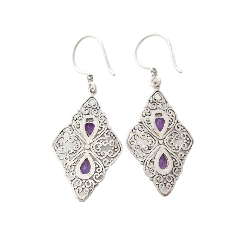 Delicate Artisan Silver Earring
