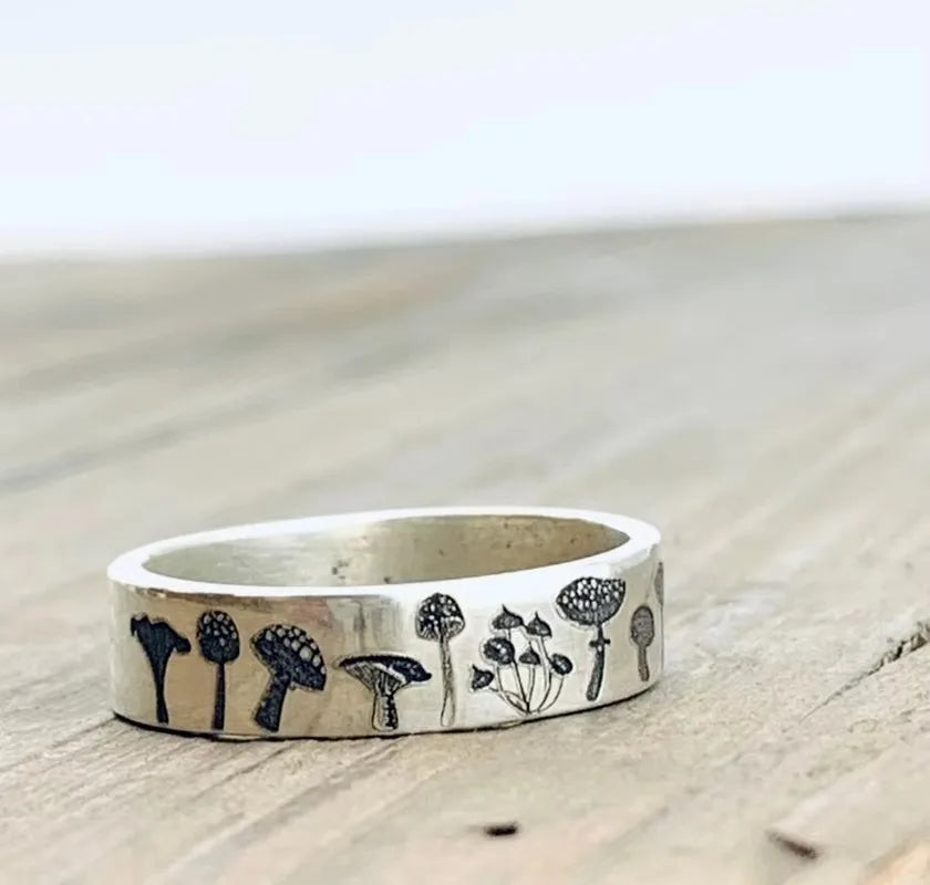 Delicate Artisan Silver Ring