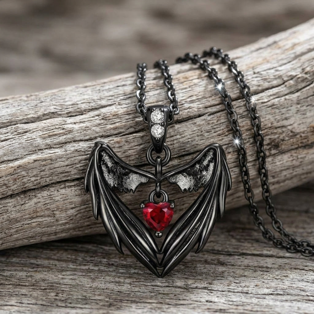 The Vampire Heart Necklace