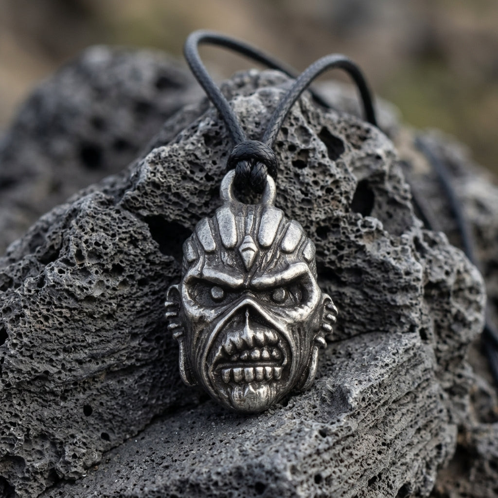 Undead Monster Face Gothic Necklace
