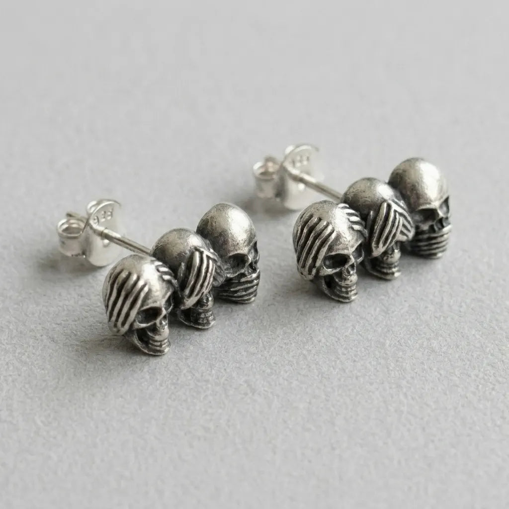 Dead Witness Studs Earrings