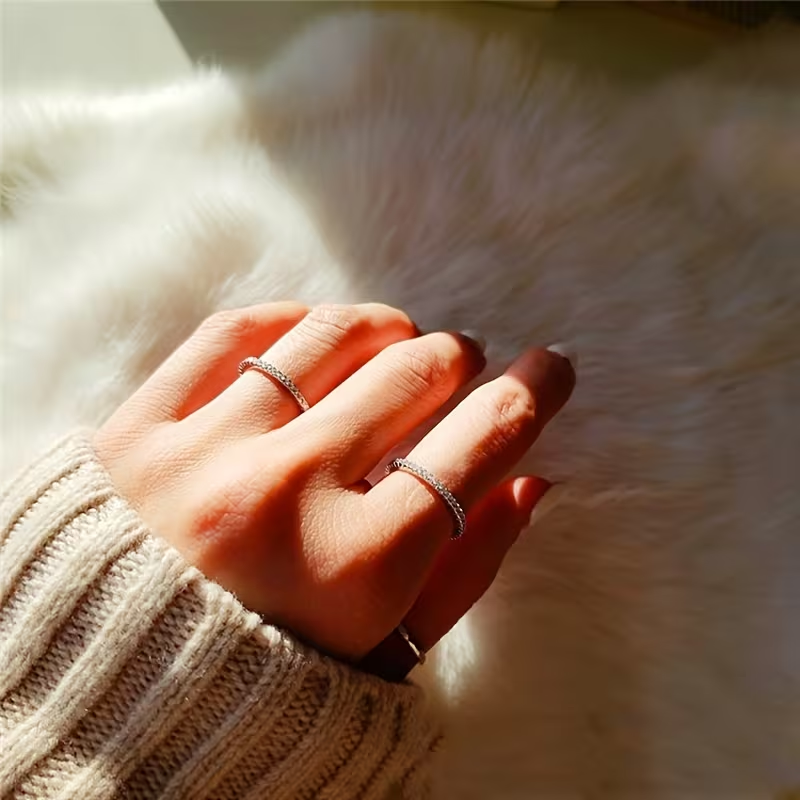 Delicate Artisan Gold Ring