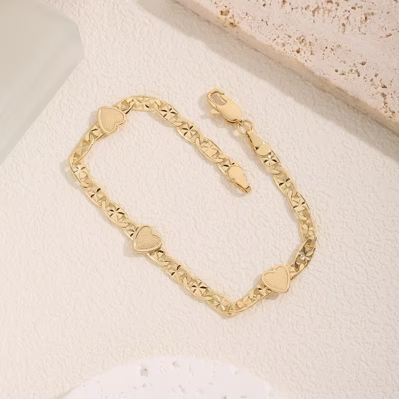 Vintage Handmade Gold Bracelet