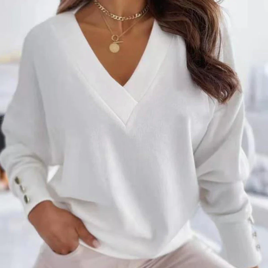Patricia® | V-neck knitted sweater