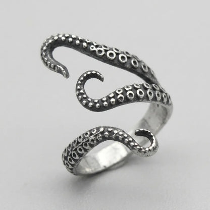 Octopus Tentacle Wrap Ring