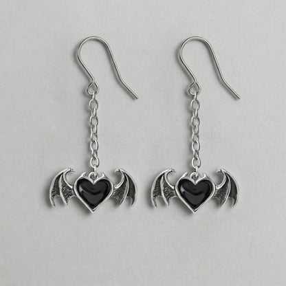 The Winged Heart Earrings