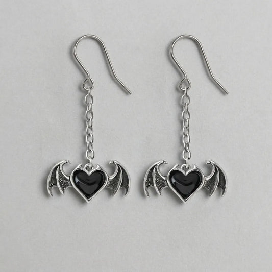 The Winged Heart Earrings