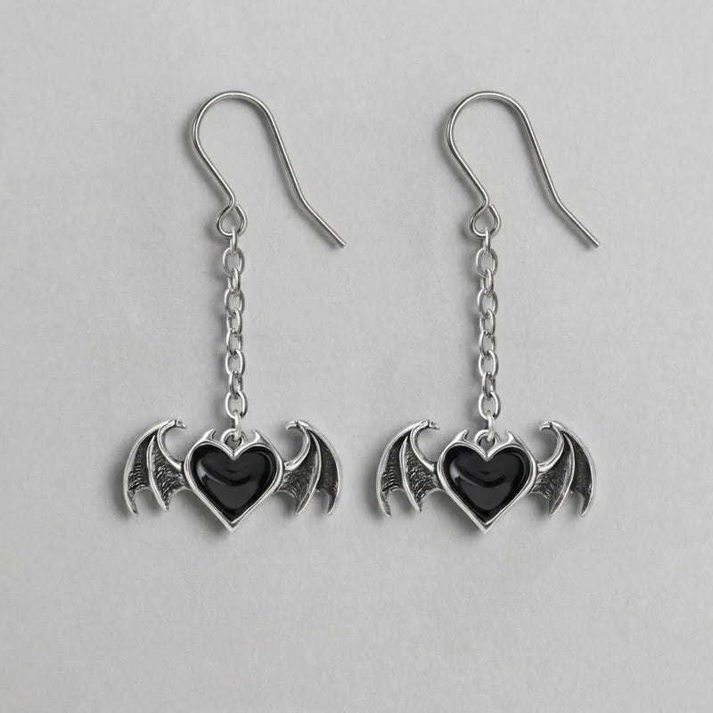 The Winged Heart Earrings