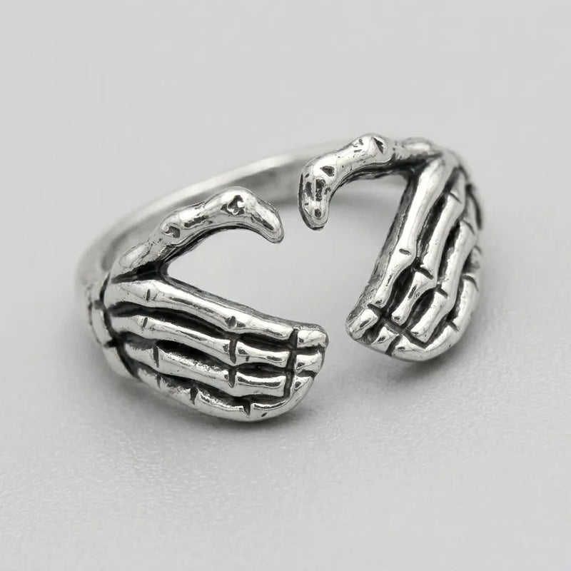 Bone Hand Embrace Ring