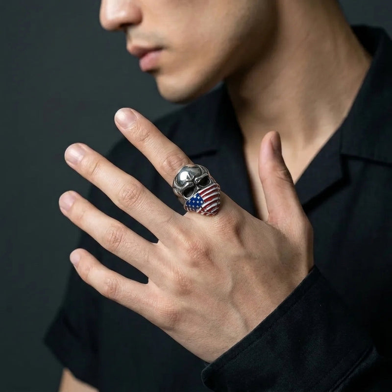 Skull Titanium Ring