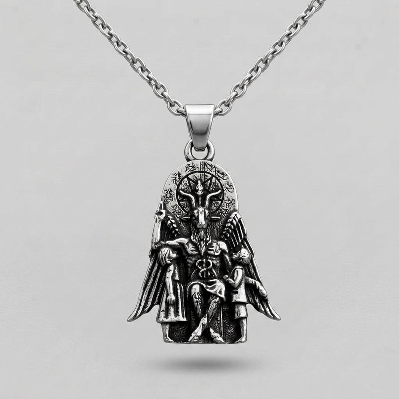 Baphomet Throne Pendant Necklace