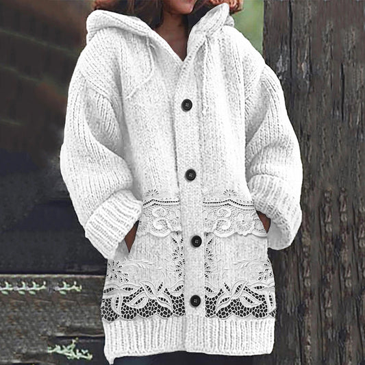 Vintage Embroidery Floral Knit Cozy Sweater elevenforest