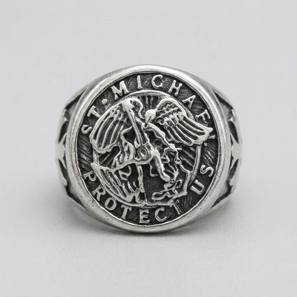 Divine Protector Signet Ring