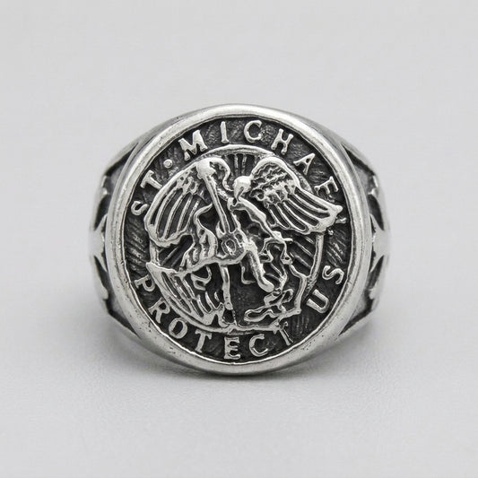 Divine Protector Signet Ring