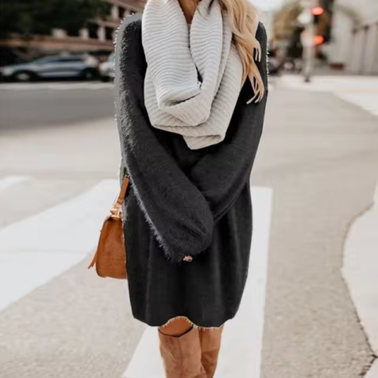 Maria José® | Cotton knit sweater dress