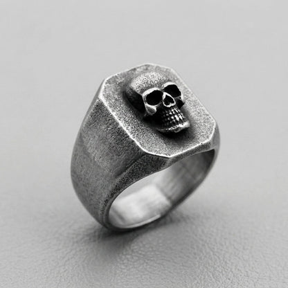 Memento Mori Signet Ring
