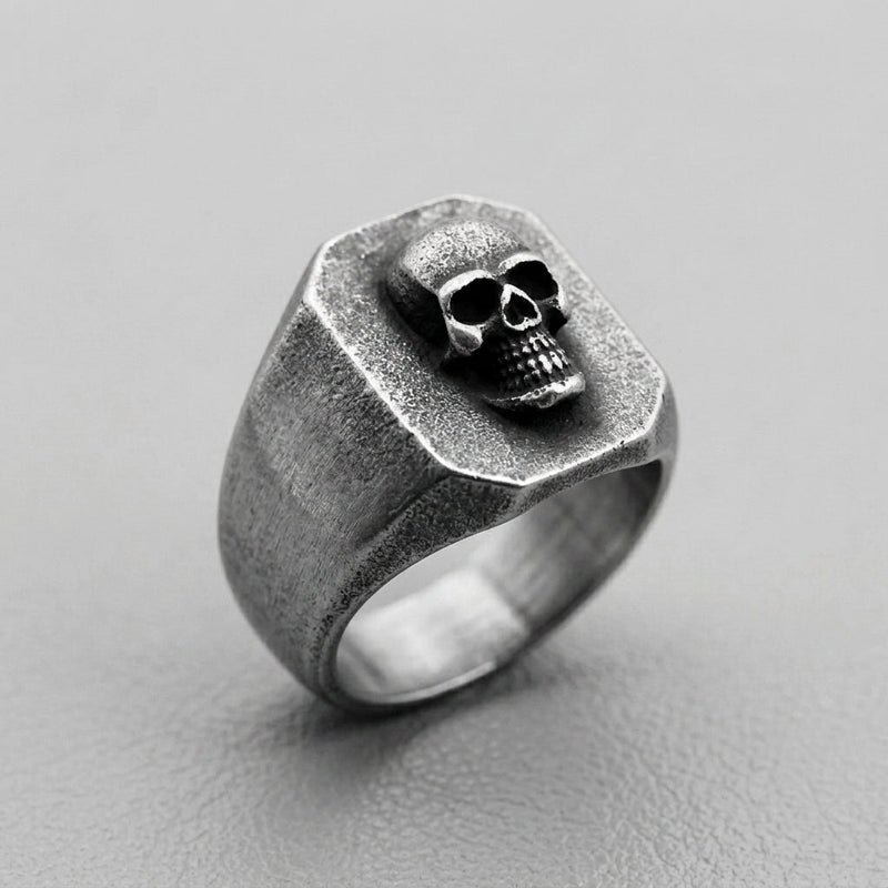 Memento Mori Signet Ring