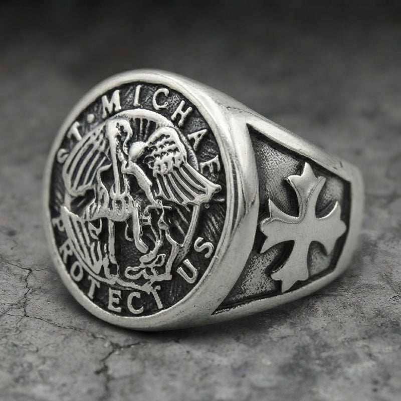 Divine Protector Signet Ring