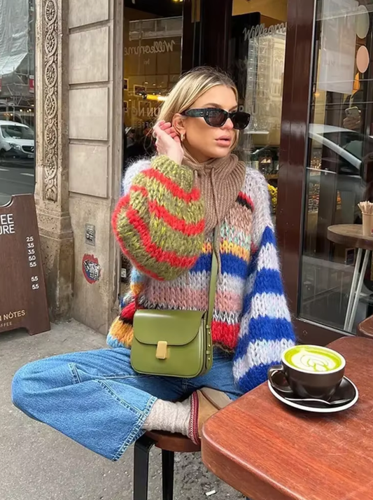 Milagros® | Oversized cotton knit sweater