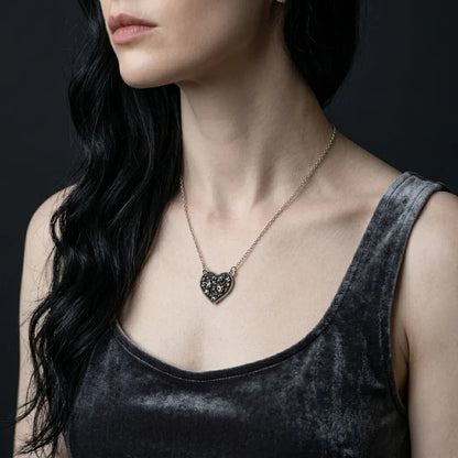 Nine Lives Heart Necklace