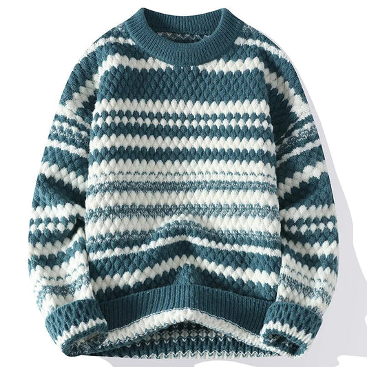 Emma® | Striped knitted sweater for men