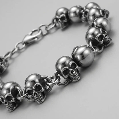 Reaper's Row Skull Bracelet