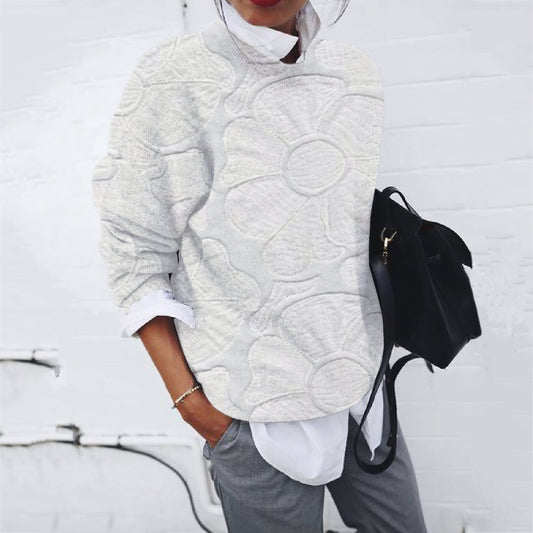Vintage Floral Texture Women's Sweater artswardrobe